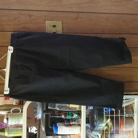 NWOT Venus Black Size Large Drawstring Waist Capri Pants - Picture 2 of 6